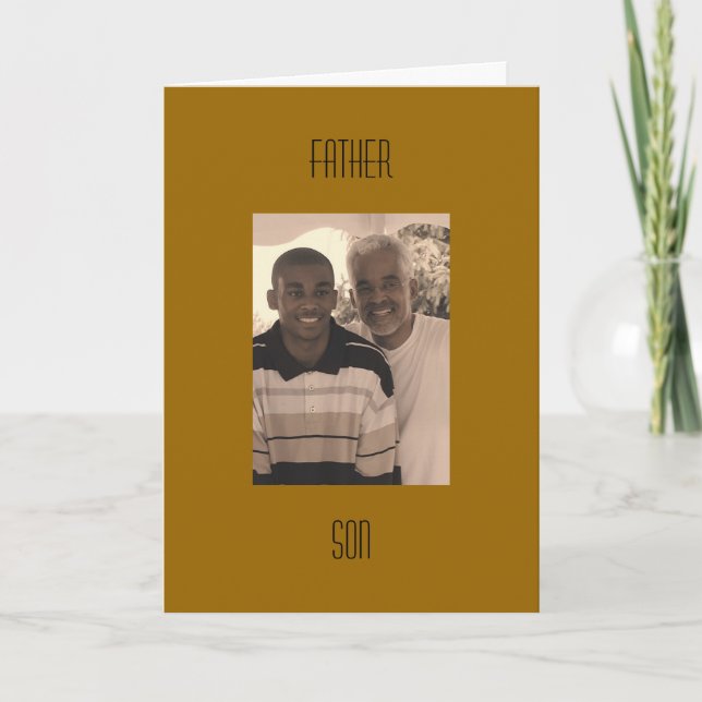 Father And Son Card (Front)