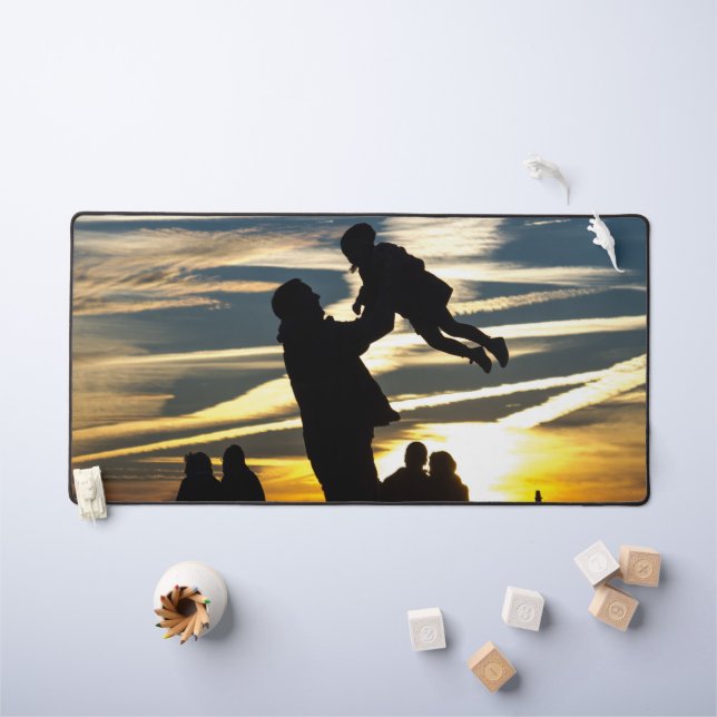 Father and son  desk mat (Kids Table)