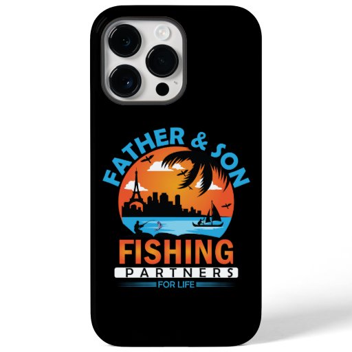 Father and Son Fishing Partners for Life Case-Mate iPhone 14 Pro Max Case