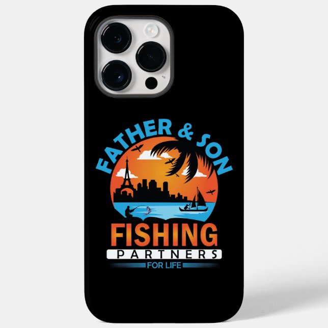 Father and Son Fishing Partners for Life Case-Mate iPhone Case (Back)