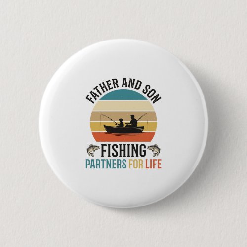 Father and Son Fishing Partners for Life Design_1 Button