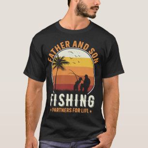 Father and son fishing partners for life Fisher T-Shirt