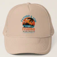 Father and Son Fishing Partners for Life Trucker Hat