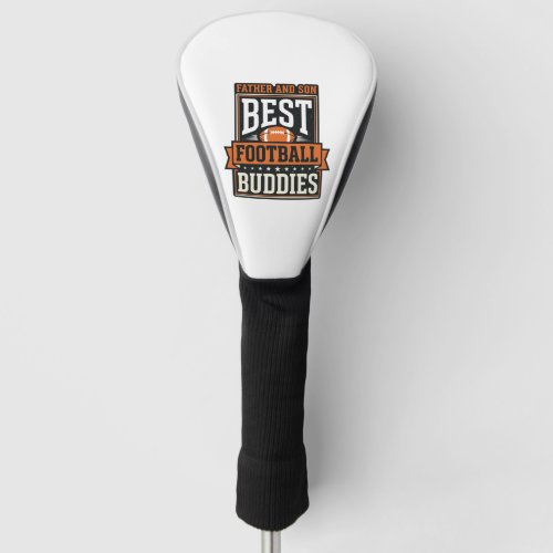 Father and Son Football Buddies Vintage Shirt Desi Golf Head Cover