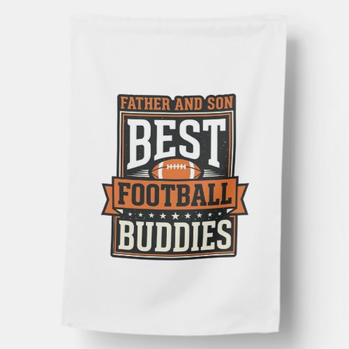 Father and Son Football Buddies Vintage Shirt Desi House Flag