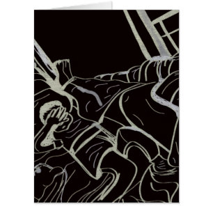Father and Son Greeting Card