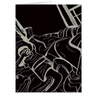 Father and Son Greeting Card