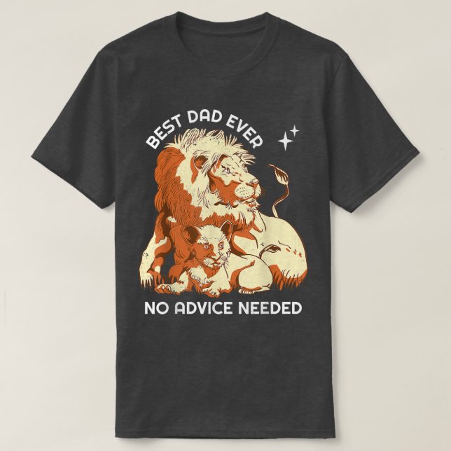 Father And Son Lion  T-Shirt (Design Front)