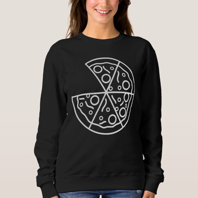 Father And Son Partner Outfit Pizza Slice Family Sweatshirt (Front)