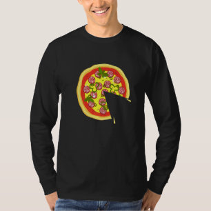 Father And Son Pizza And Pizza Slice Matching Appa T-Shirt