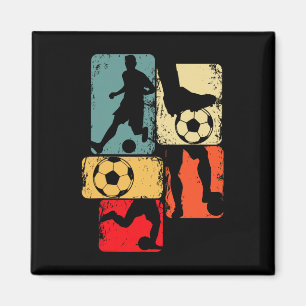 Father And Son Teammates For Life - Funny Soccer Q Magnet