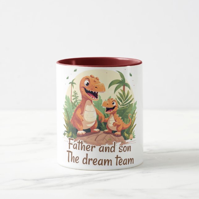 Father and son, the dream team again mug (Center)