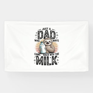 father and son with milk sloth graphic design-01 banner