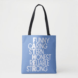 Father Attributes Crossword Art Tote Bag