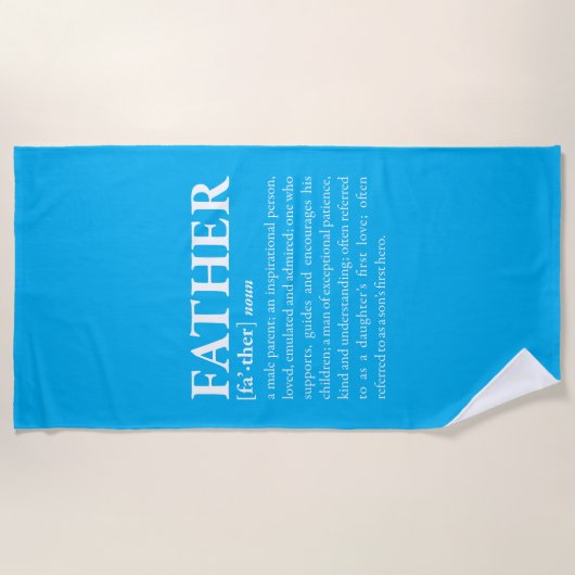 Father Beach Towel (Front)