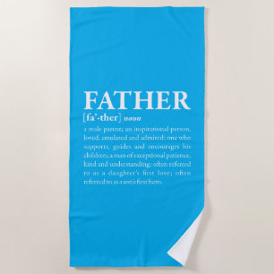 Father Beach Towel