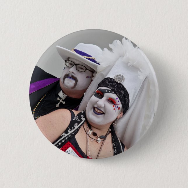 Father Bertha and Sister Sorenda Button (Front)