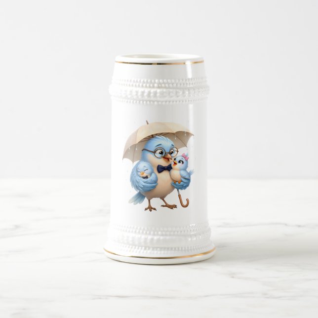 Father Bird Coffee Mug Dad Gift (Center)