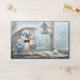 Father Bird Family HP Laptop Skin – Cute Bird
