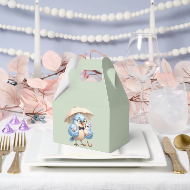 Father Bird Favor Box Gift Party (Wedding)