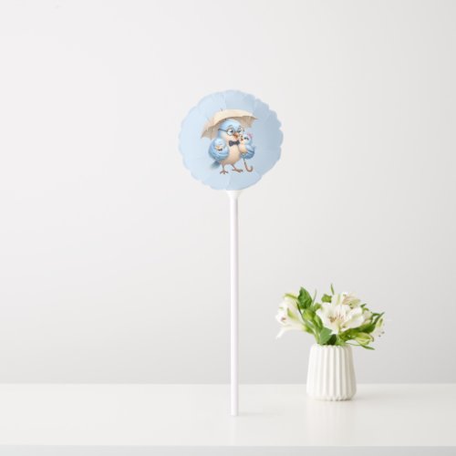 Father Bird Round Balloon Cute Event Decor