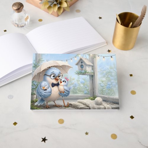 Father Bird Window View Guest Book