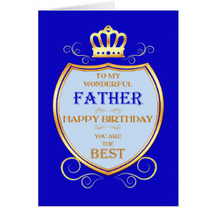 Father Birthday with Shield Cards