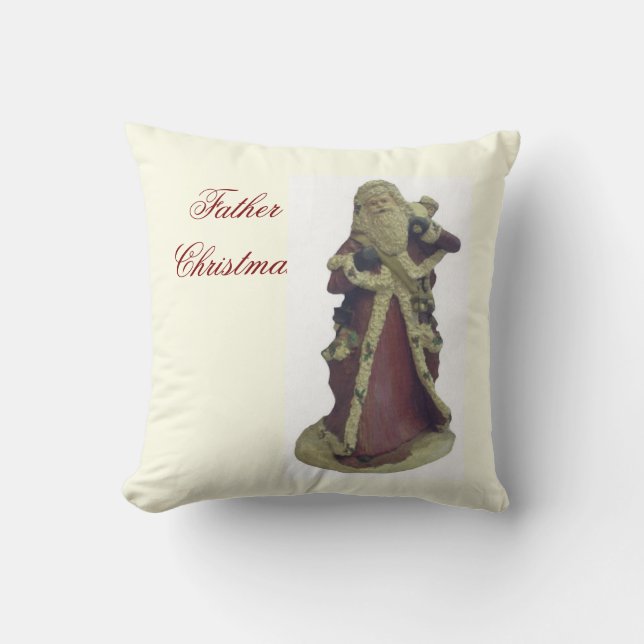 FATHER CHRISTAS  THROW PILLOW (Front)