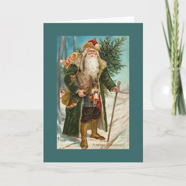 Father Christmas Holiday Card (Front)