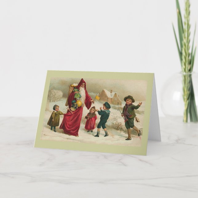 Father Christmas Holiday Card (Front)