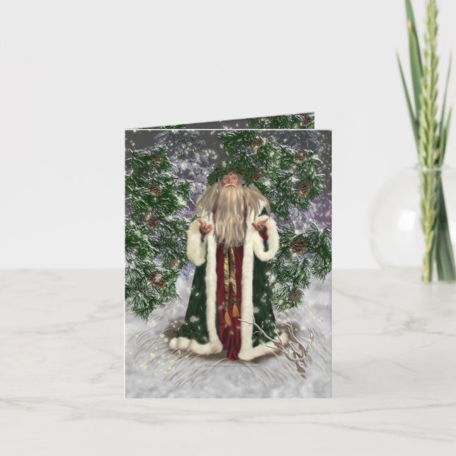 Father Christmas Invitation Card (Front)