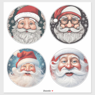 Father Christmas Merry Christmas Sticker Set