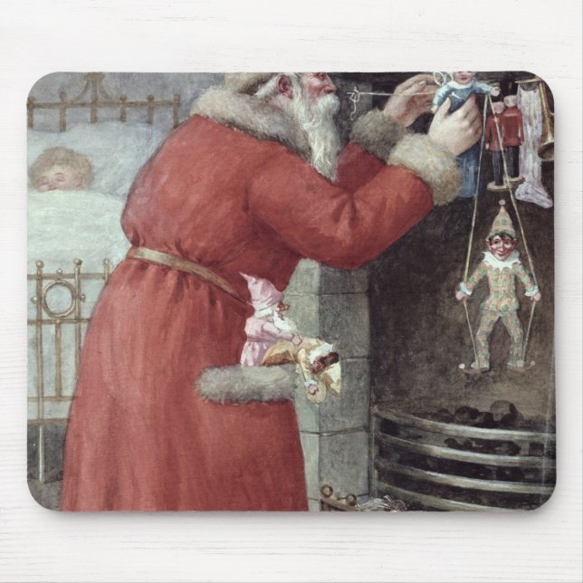 Father Christmas Mouse Pad (Front)