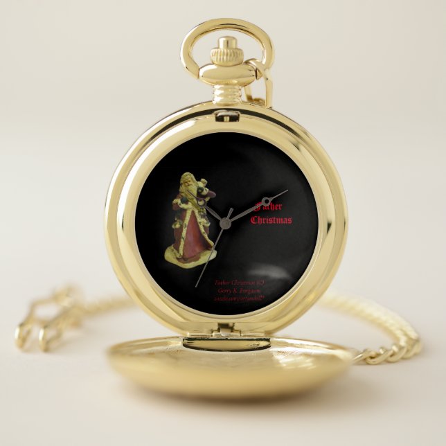 "FATHER CHRISTMAS" POCKET WATCH (Inside)