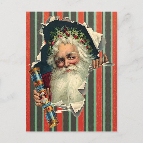 Father Christmas postcard Victorian