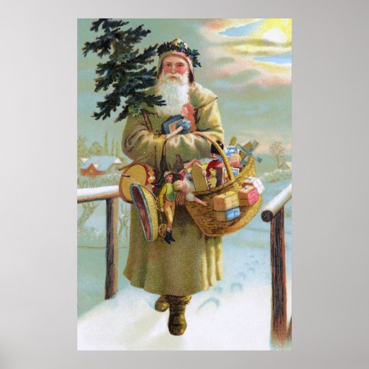 Father Christmas Poster | Zazzle.com