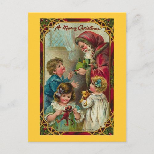 Father Christmas _ Vintage Art Holiday Postcard