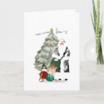 Father Christmas Wishes You Christmas Love Holiday Card at Zazzle