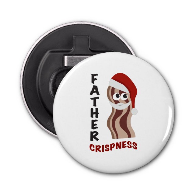 Father Crispness! Bacon Bottle Opener (Front)