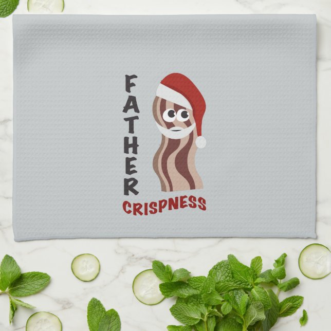 Father Crispness! Bacon Towel (Folded)