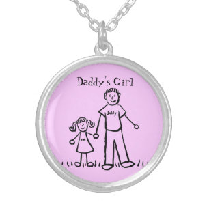 Father & Daughter Custom Art Necklace