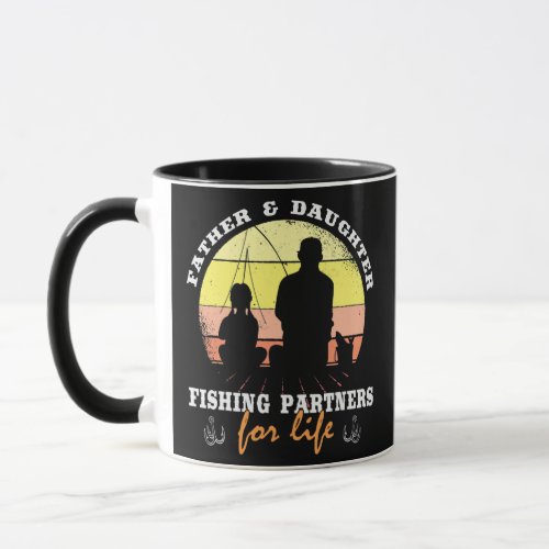 Father daughter fishing partner for life Retro Mug