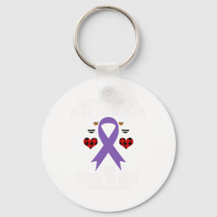 Father Daughter Fishing Partners Keychain
