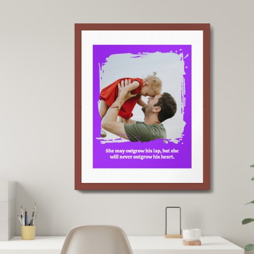 Father Daughter Gift – Personalized Photo Wall Art