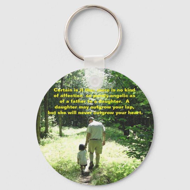 Father & Daughter Keychain (Front)