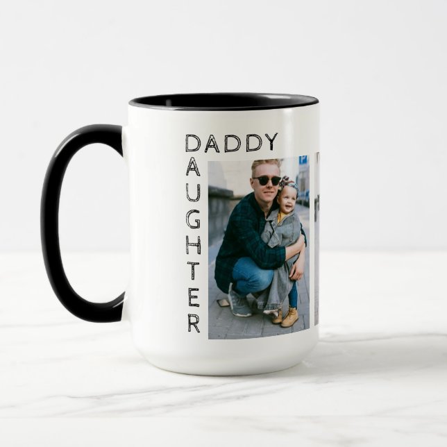 Father Daughter Personalized Photo Mug (Left)