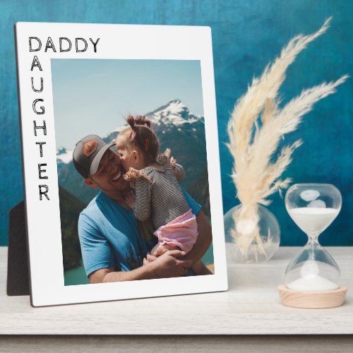 Father Daughter Personalized Photo Plaque