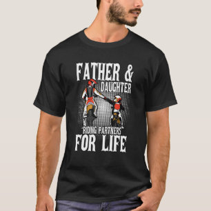 Father & Daughter Riding Partners Moto Dirt Bike T-Shirt