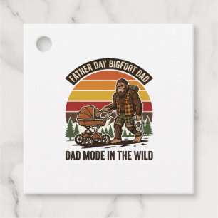 Father Day Bigfoot Dad Shirt Camping Legend Father Favor Tags
