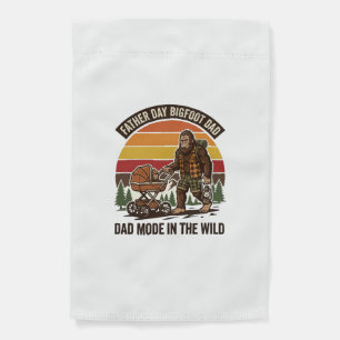 Father Day Bigfoot Dad Shirt Camping Legend Father Garden Flag